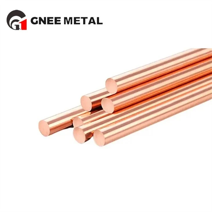 Grounded Pure C21000 Copper Rod
